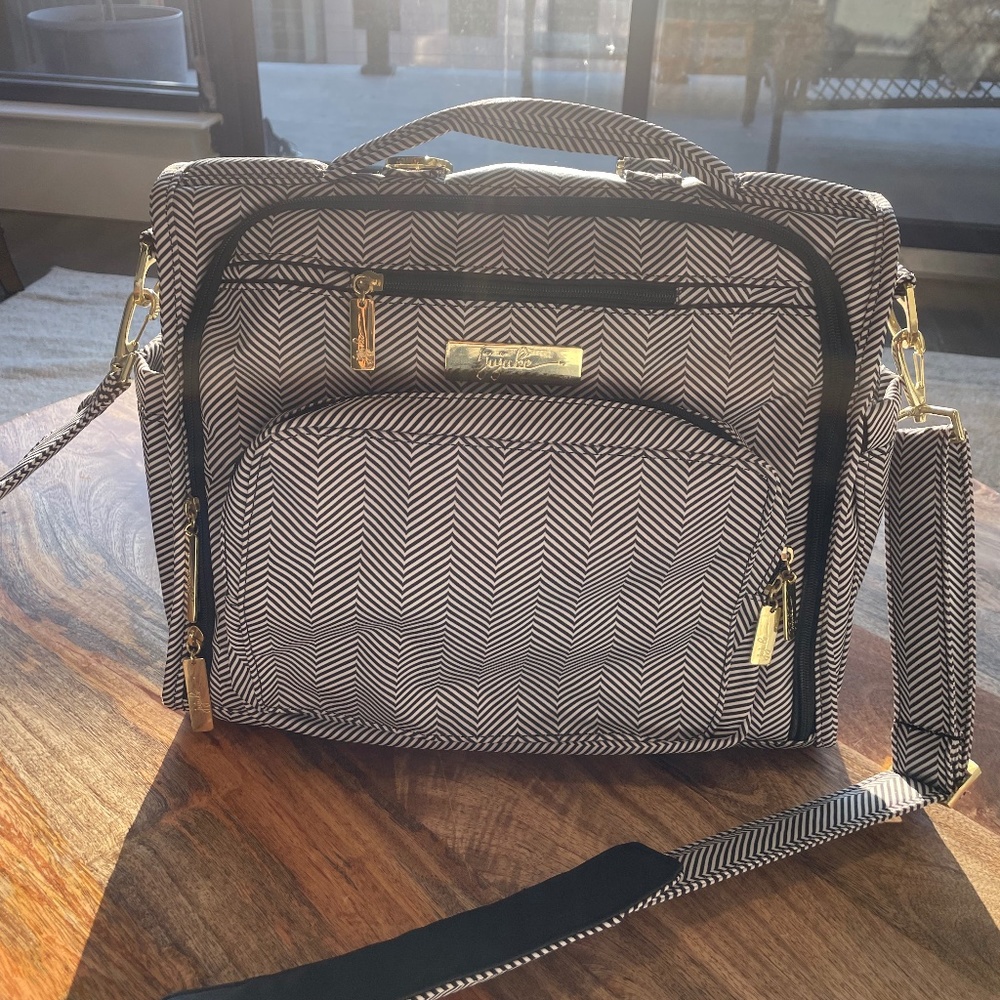 JuJuBe BFF Convertible Unisex Diaper Bag Backpack, Baby Bag with Changing Pad